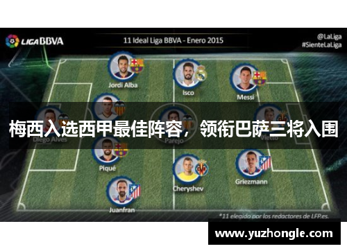 梅西入选西甲最佳阵容，领衔巴萨三将入围